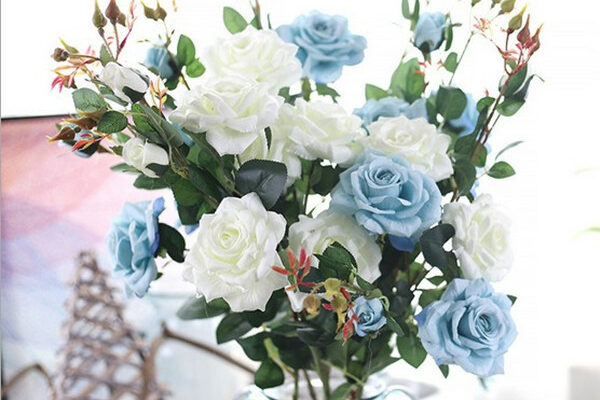 Artificial roses, wedding supplies, table decoration bouquets wholesale (5)