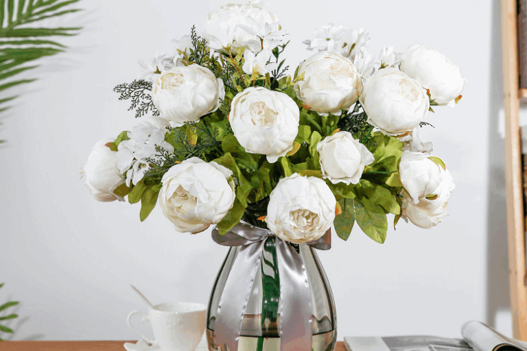 Decorative artificial peony flower (3)