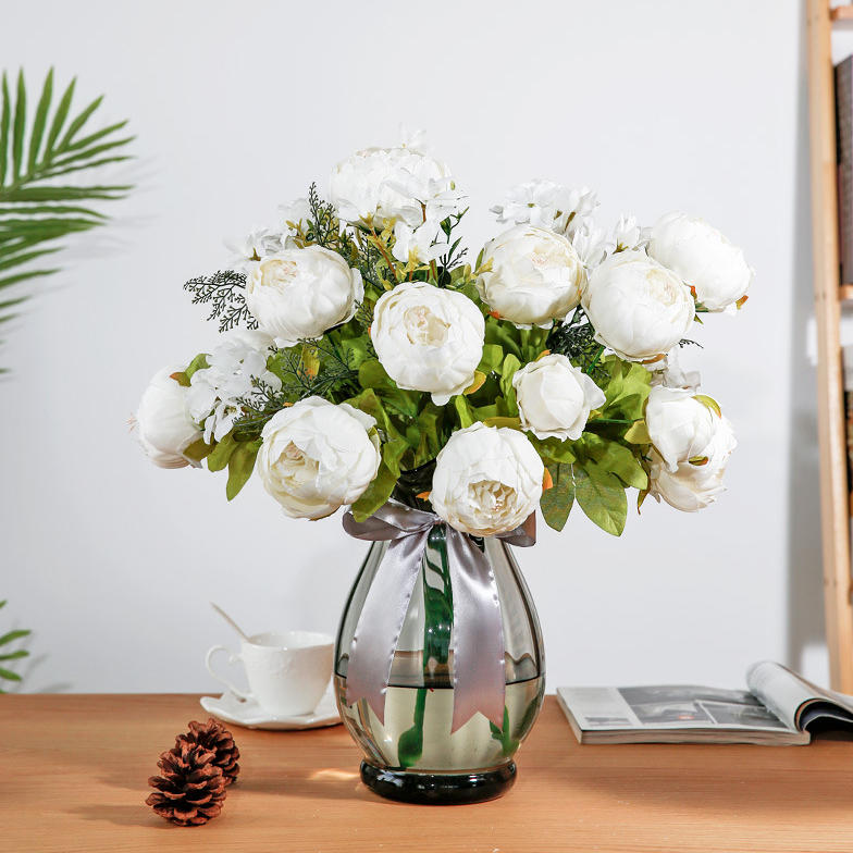 Decorative artificial peony flower (3)