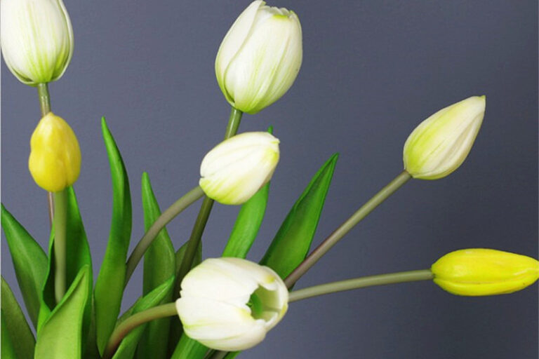 High Quality Real Touch Faux Tulip Flowe (3)
