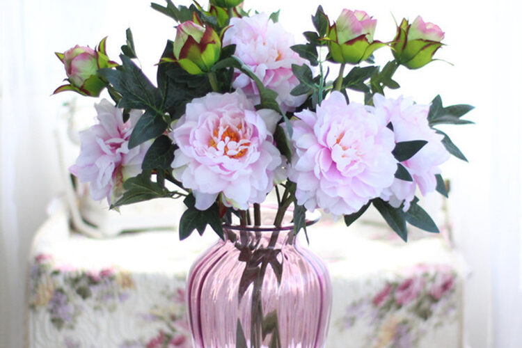 High-grade artificial peony, decorative flower, silk flower wholesale (3)