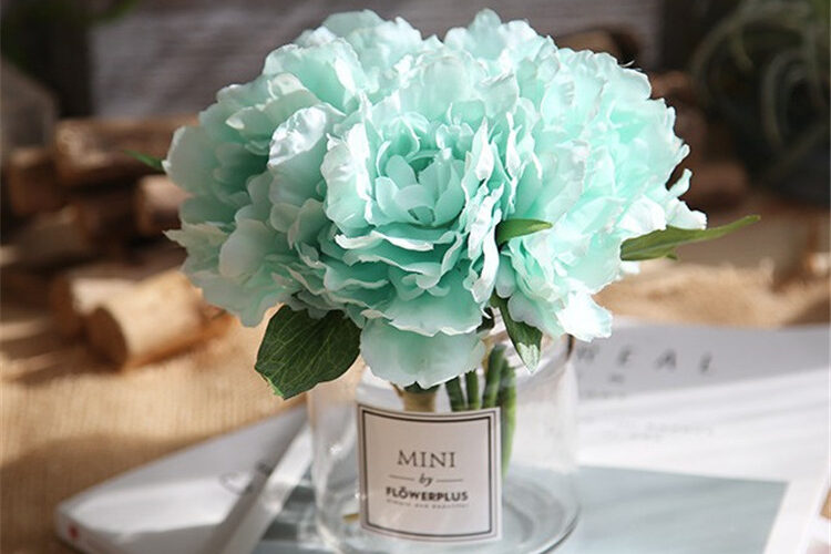 Hot sale fashion style handmade peony hydrangea silk flowers (2)