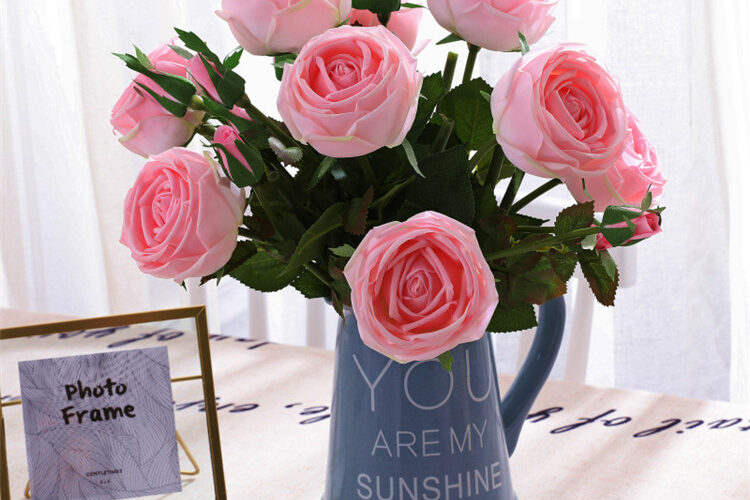 Single hand moisturizing rose simulation flower wholesale (5)