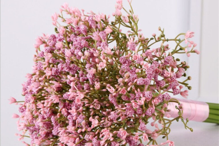 Wholesale Selling Babysbreath Gypsophila Babysbreath Pink artificial flowers (4)