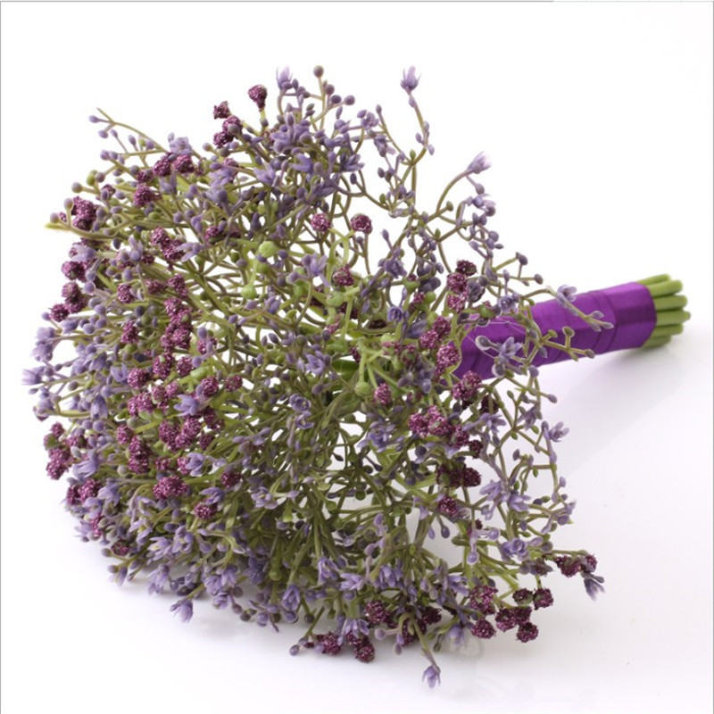 Use artificial flowers to decorate the space more green and