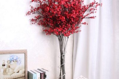 Artificial Flower Plastic Babysbreath For Home Wedding Decorations (2)