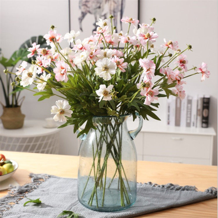 Daisy Faux Flower Wedding Decoration Chrysanthemum Artificial Poppy Flowers (4)