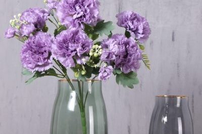 Decorative Artificial Flowers Single Stem Carnation For Mother’s Day Gift (6)