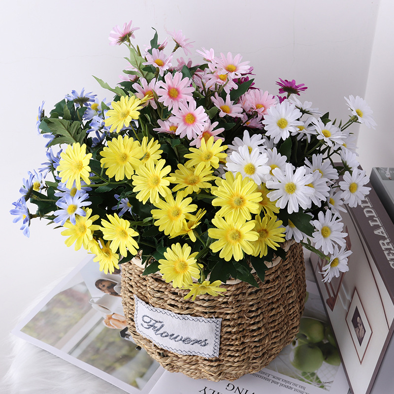 Festival Gifts Multicolor Real Dried Artificial Flower Little White Daisy (4)