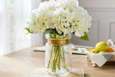 Hydrangea Manufacturers Wholesale Decoration Artificial Hydrangea High Quality Silk Flower (7)