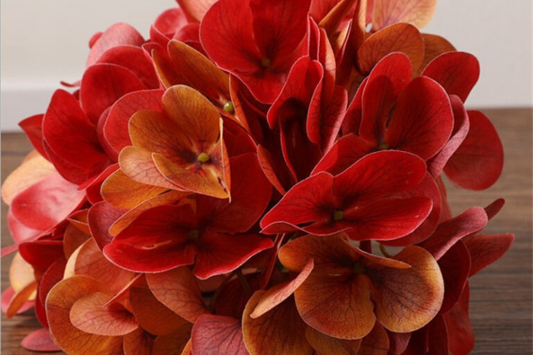 Shop decoration artificial hydrangea wholesale (6)