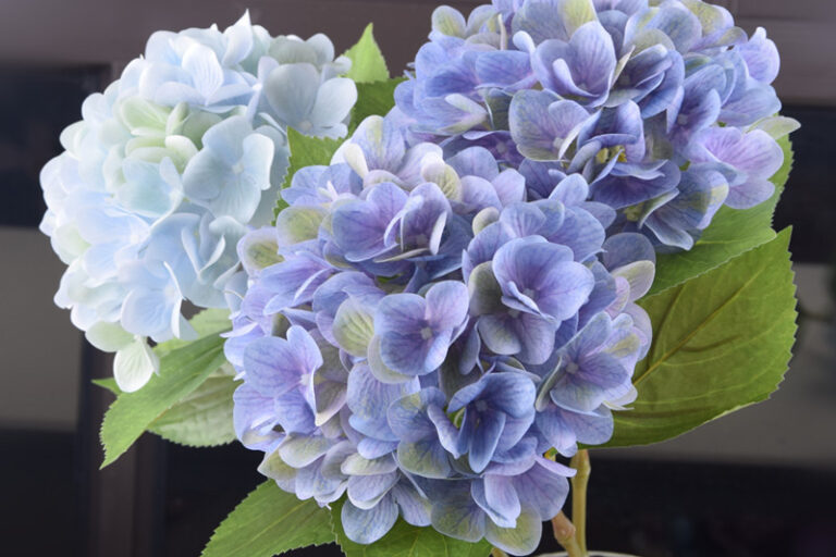 Wholesale artificial hydrangea flowers on stem hydrangea plant for sale (4)