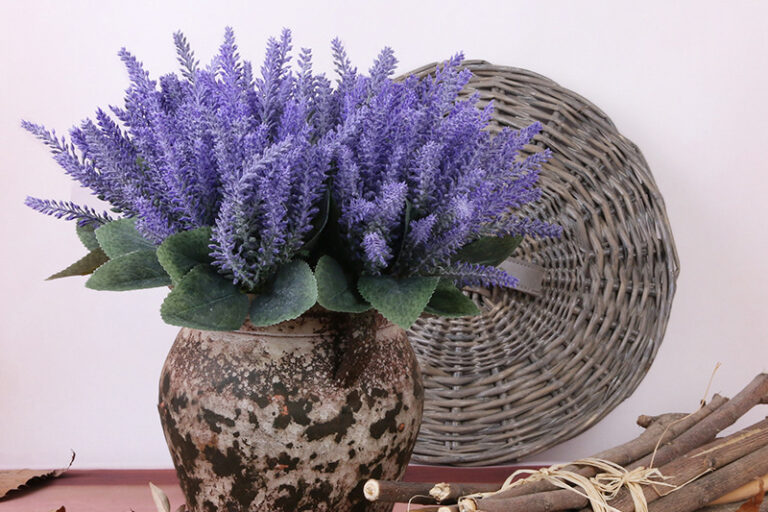 artifical plants camelia silk flowers lavender uv protected artificial plant for living room (4)