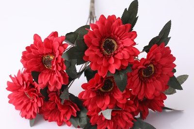 artificial cosmos daisy flower wreath blossom door wreath home decoration (1) – 副本