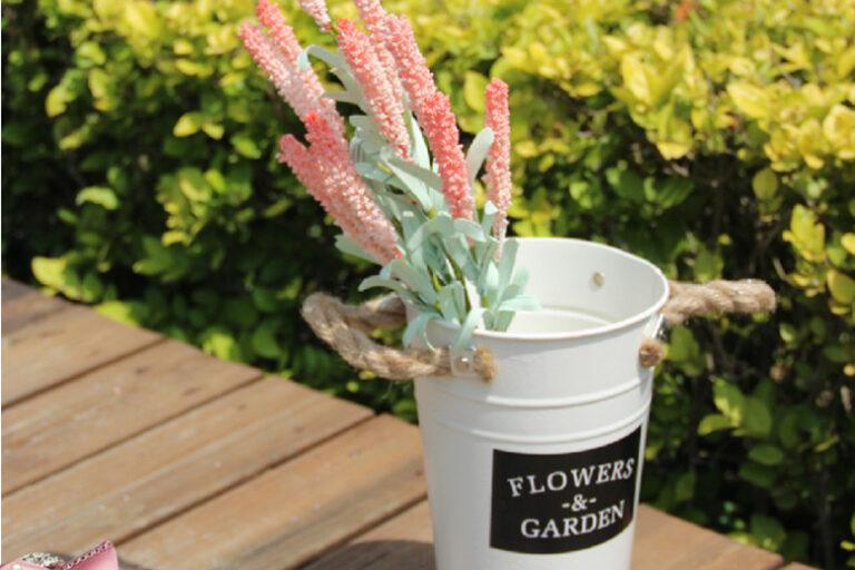 decorative wholesale artificial leaf stem lavender bouquet basket foliage lavender artificial flower arrangement (6)