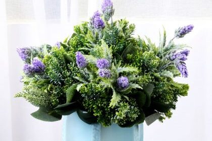 lavender potted plant artificial decoration flowers for homeweddingspring decoration (6)