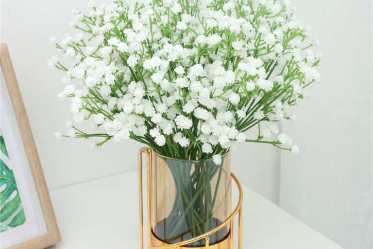 27cm Short Stem Realistic Gypsophila Artificial Babybreath Flower for Wedding Home Table Decor (5)