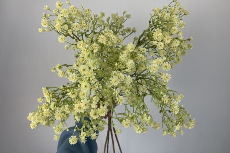 White Pvc Babybreath 85cm High Quality Gypsophila Plastic Simulated Flowers Baby Breath Flower for Home Decor (4)